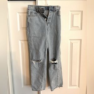 PacSun high rise straight jeans